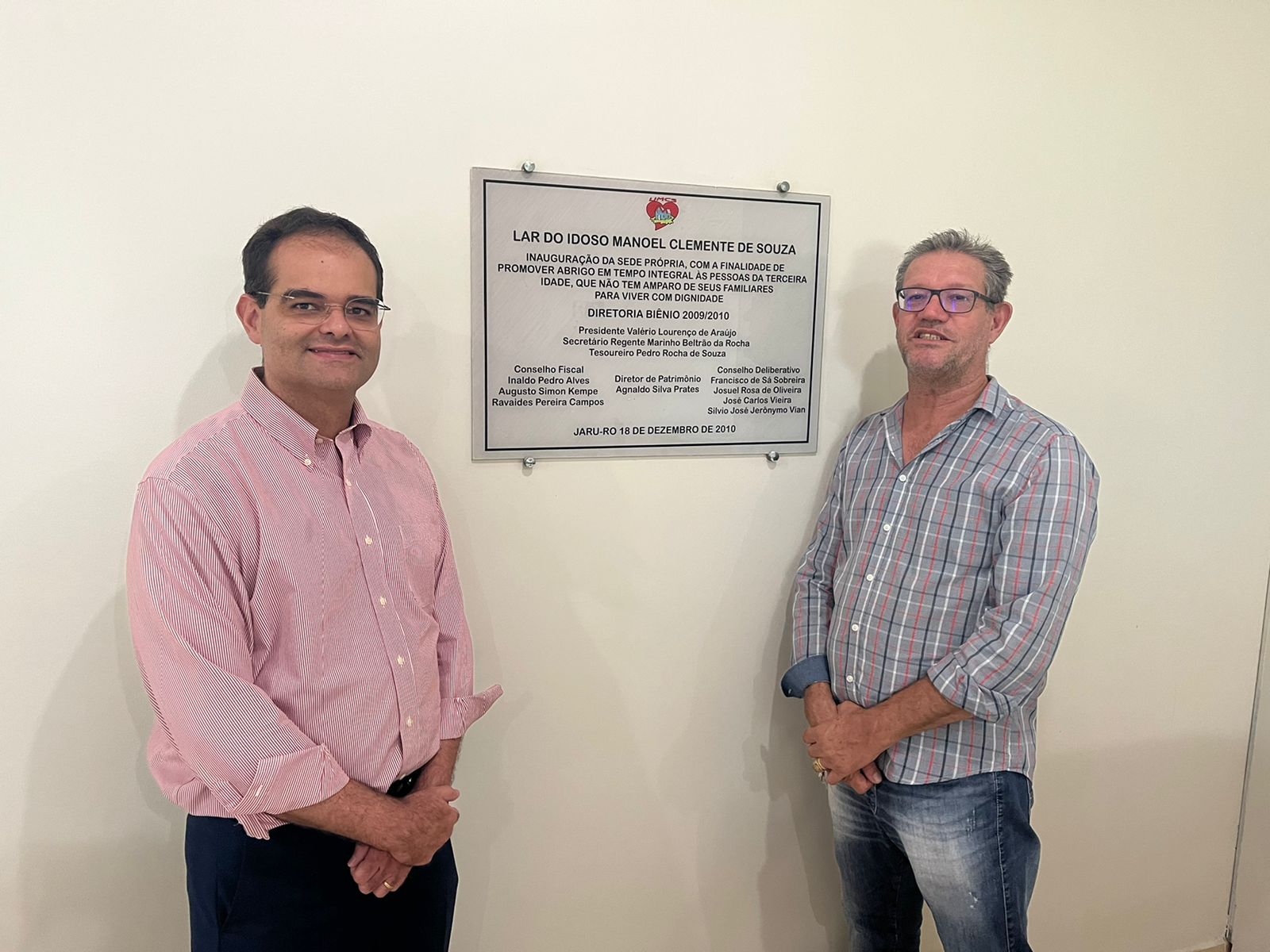 Visita do juiz ao Lar do Idoso em Jaru