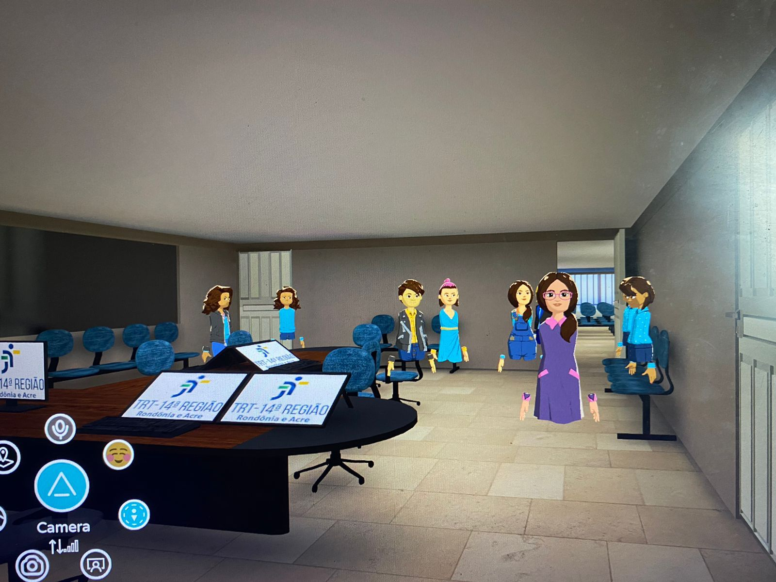 Avatares no ambiente do metaverso 