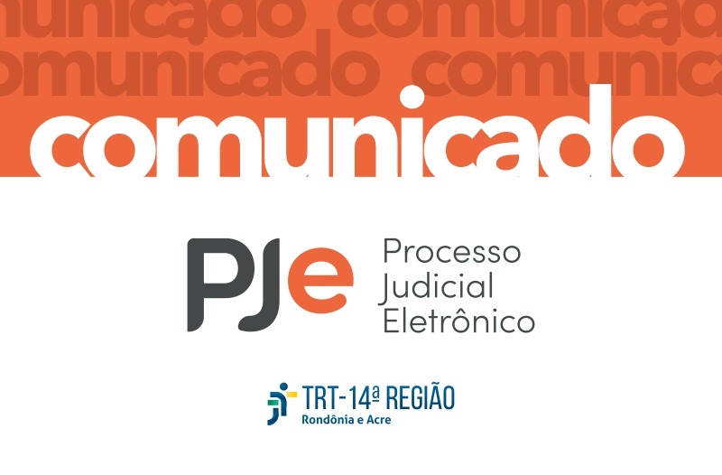 Comunicado PJE