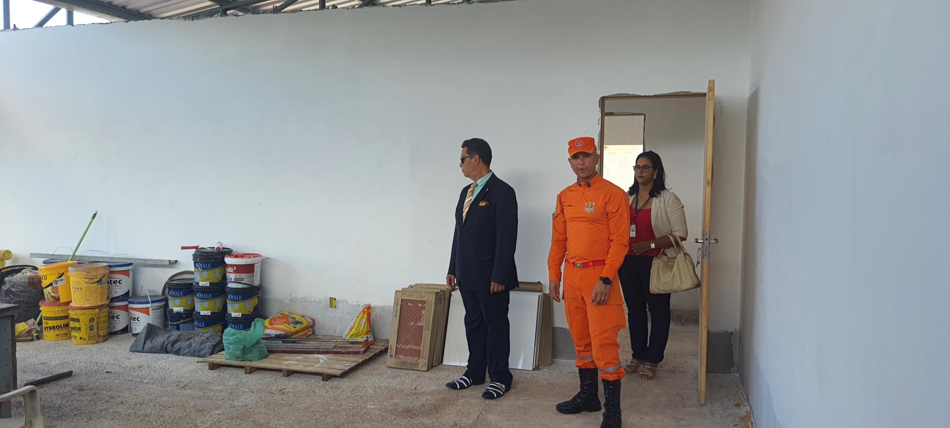 Foto de uma das salas onde funcionará o projeto.