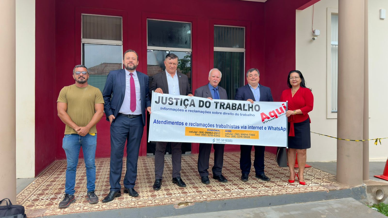 Equipe TRT-14 e TJ/Acre em Xapuri (AC)