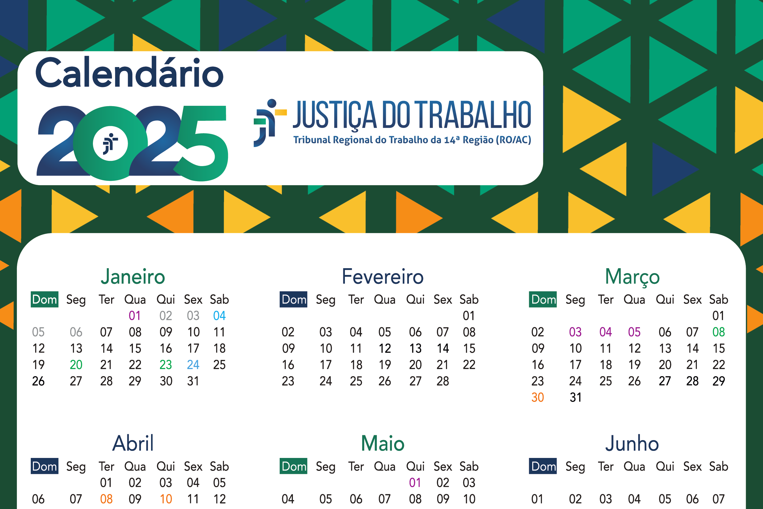 Calendário 2025