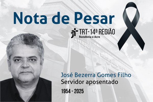Nota de Pesar - Servidor aposentado José Bezerra Gomes Filho