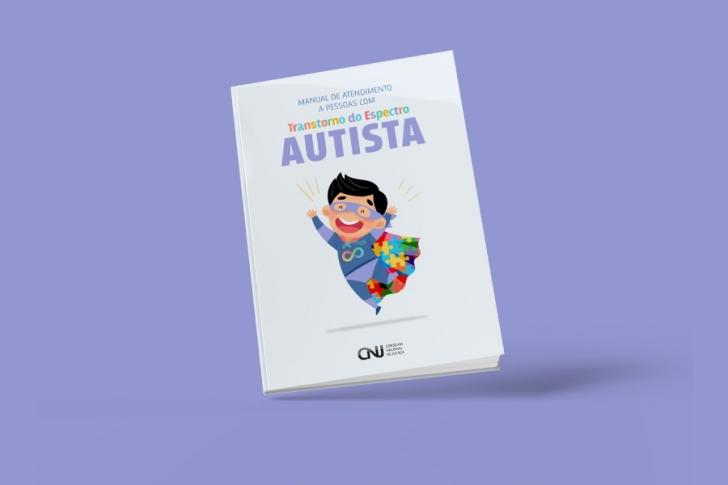 Arte oficial do manual de atendimento a pessoas com TEA