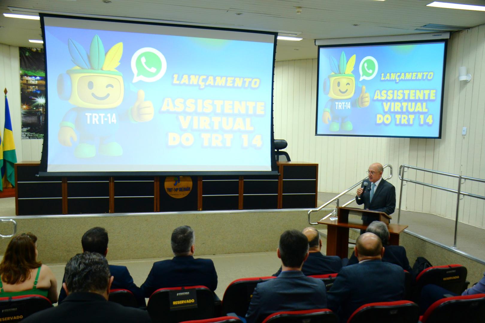 Lançamento do “TRT-14 na Palma da Mão” 