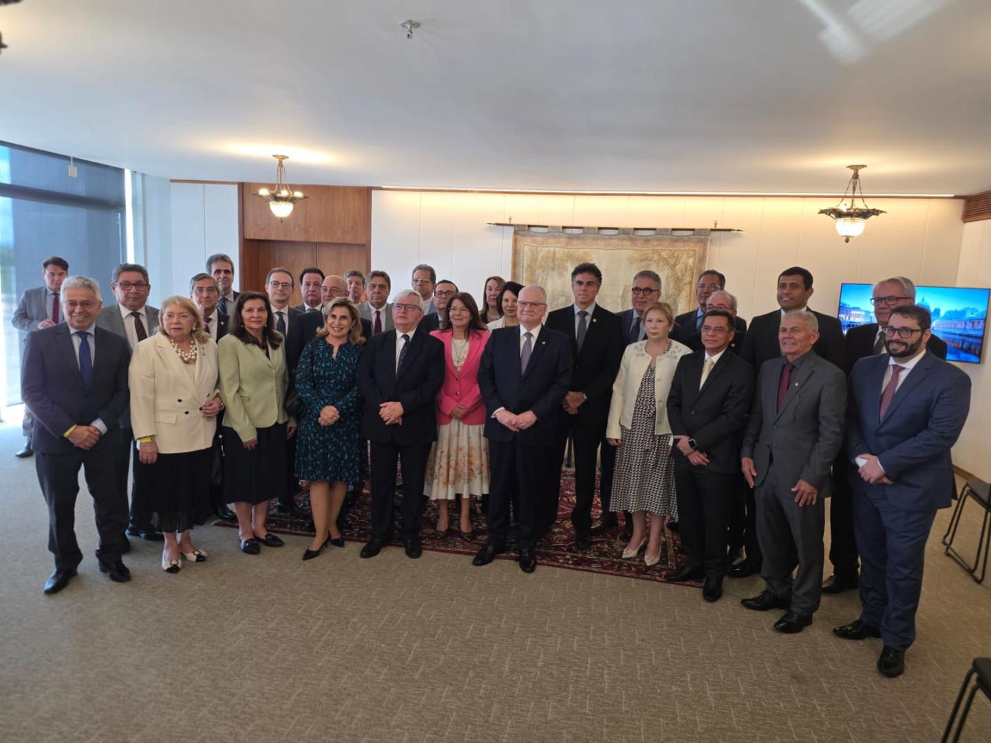 Presidentes em reunião com o STF