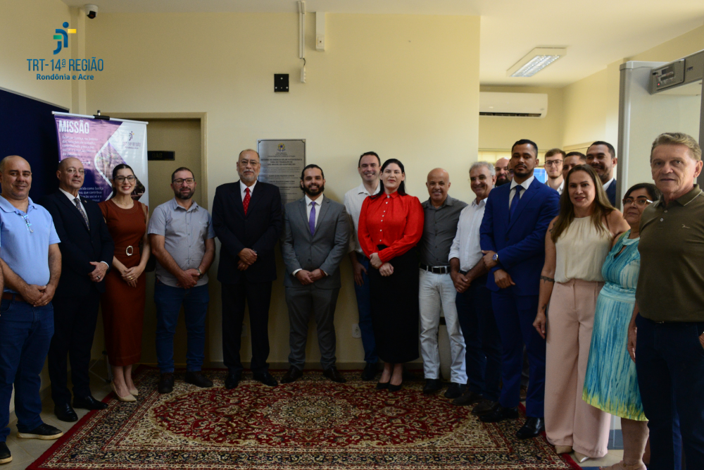 TRT-14 inaugura sistemas de energia solar fotovoltaica em Cacoal e São Miguel do Guaporé