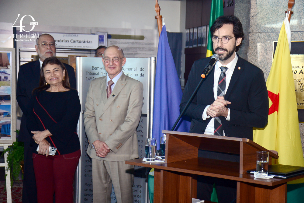 TRT-14 abre calendário comemorativo de 40 anos com lançamento da exposição “Memórias Cartorárias”