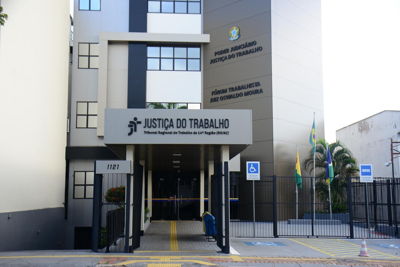 Fachada do Fórum Trabalhista de Rio Branco/AC