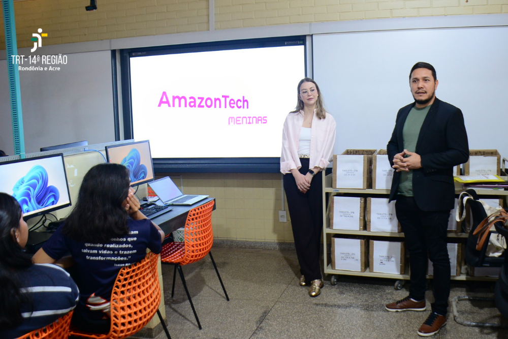 TRT-14 inicia projeto AmazonTech Meninas para inclusão e protagonismo feminino na tecnologia