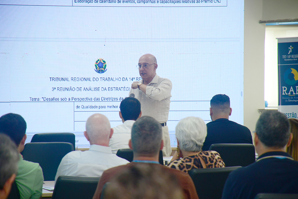 TRT-14 realiza 3ª Reunião de Análise da Estratégia com foco em gestão integrativa humanizada e colaborativa
