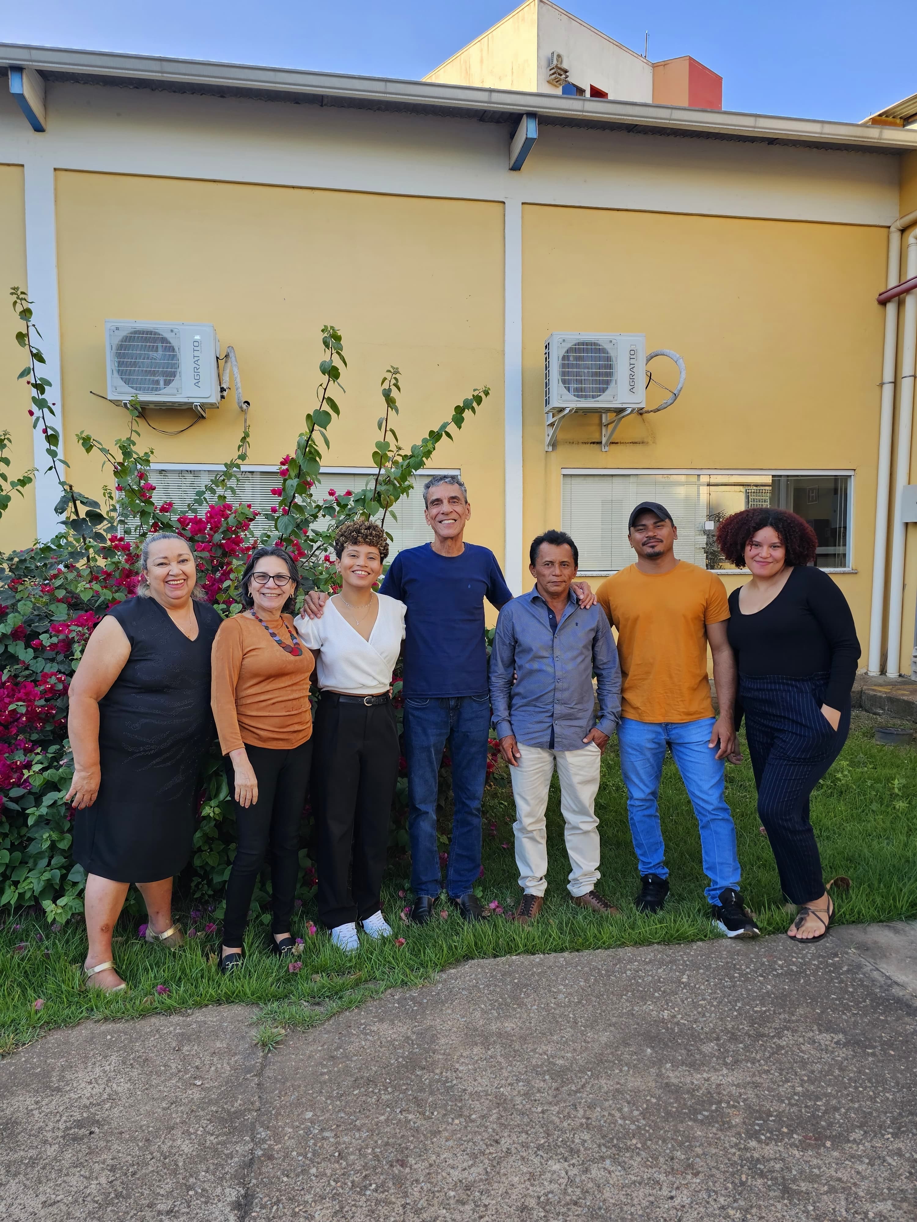 Heloísa, Raimunda e equipe da Gestão Documental e Memória do TRT-14