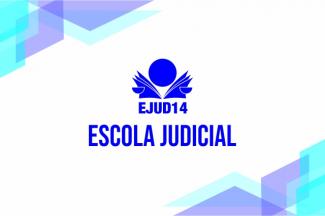 Logotipo da Escola Judicial e a identificação escola judicial 